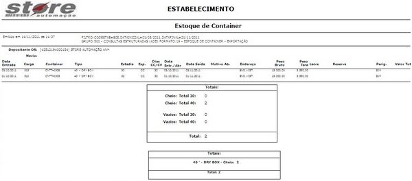 ART. 32 - ESTOQUE DE CONTAINER - EXPORTAÇÃO LAYOUT